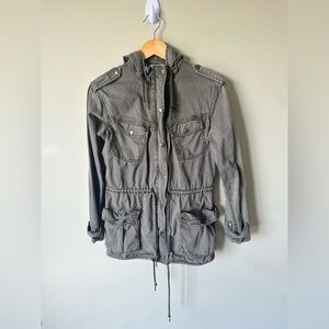 Talula Tropper Utility Jacket in Green Size XS